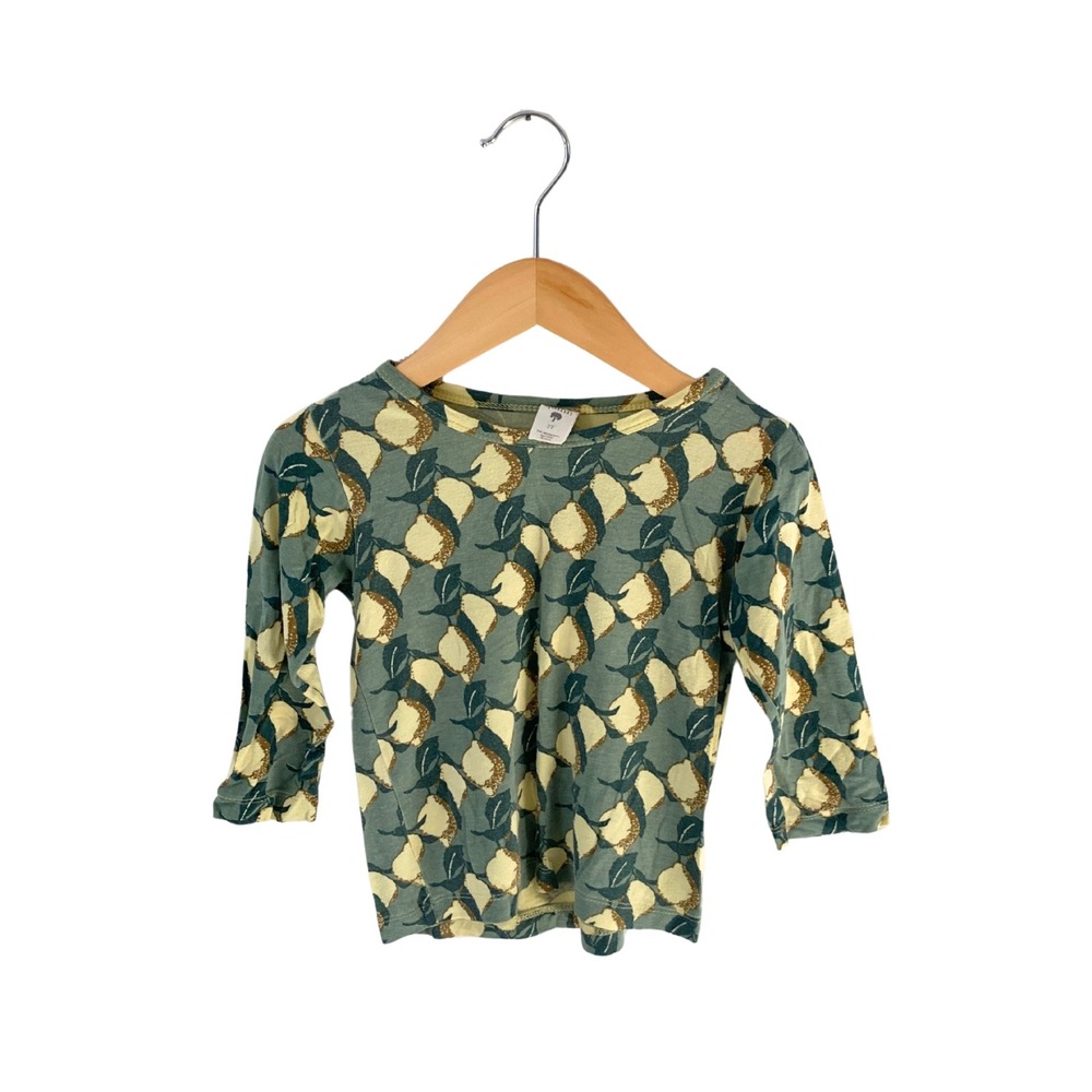 Kate Quinn Organic Bamboo Top – Lemon Print – Size 2T